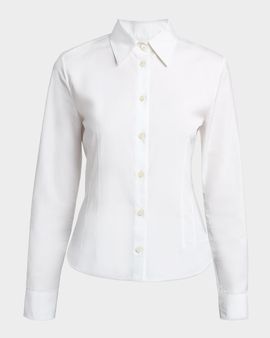 Jil Sander Cotton Poplin Slim Button-Down Shirt