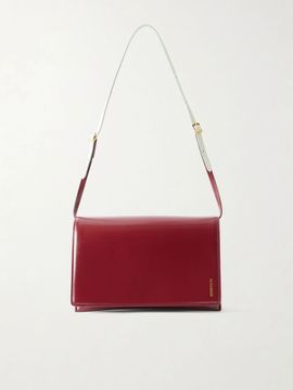 JIL SANDER File small leather shoulder bag