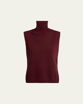 Jil Sander High-Neck Split Hem Gilet