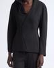 Jil Sander Jil Sander Asymmetric Draped Fitted Virgin Wool Jacket - 1