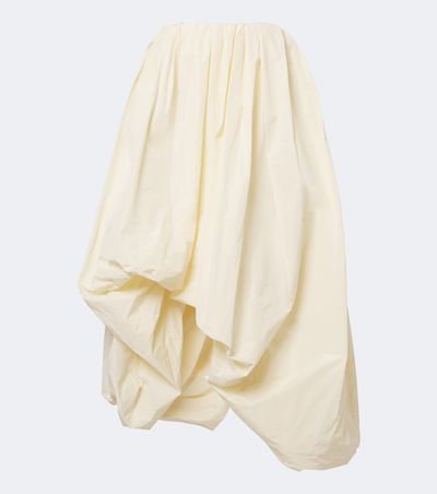 Jil Sander Jil Sander Asymmetric taffeta midi dress