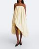 Jil Sander Jil Sander Asymmetric taffeta midi dress - 2