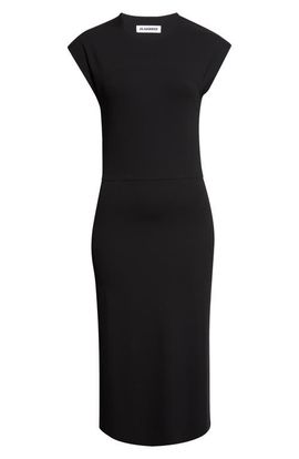 Jil Sander Jil Sander Back Slit Midi Dress