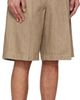 Jil Sander Jil Sander Beige Lightweight Denim Shorts - 2
