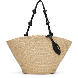 Jil Sander Jil Sander Beige Small Tangle Bucket Tote