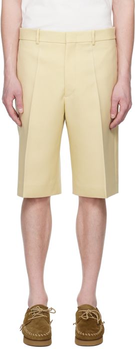 Jil Sander Jil Sander Beige Wool Canvas Shorts