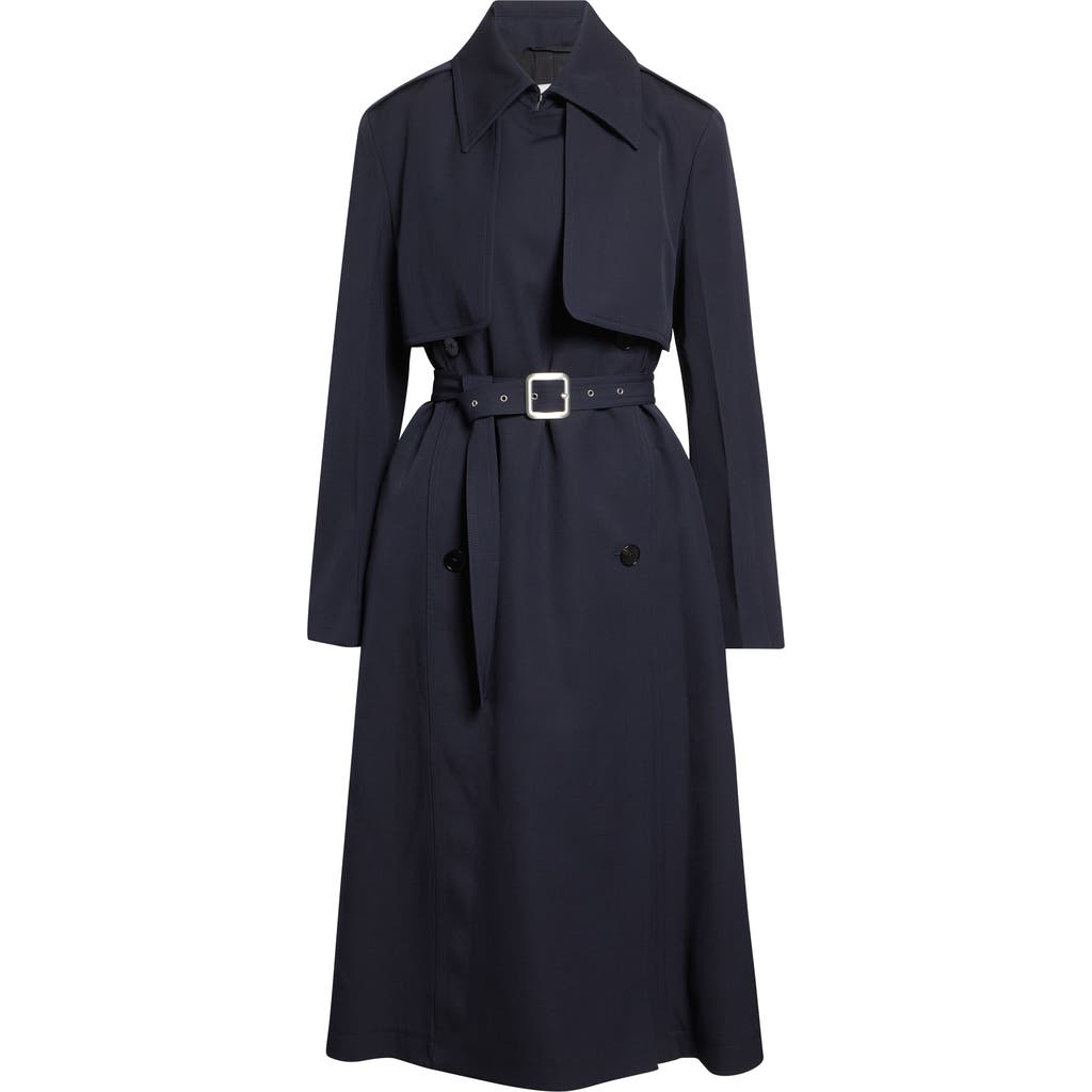 Jil Sander Jil Sander Belted Wool Trench Coat