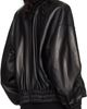 Jil Sander Jil Sander Black Blouson Leather Jacket - 3