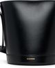 Jil Sander Jil Sander Black Cannolo Bucket Bag - 1