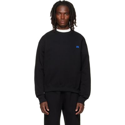 Jil Sander Jil Sander Black Cotton Crew-Neck Sweatshirt