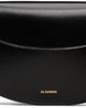 Jil Sander Jil Sander Black Curve Wallet Bag - 1