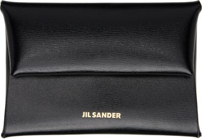 Jil Sander Jil Sander Black Envelope Coin Pouch