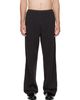 Jil Sander Jil Sander Black Fleece Trousers - 1