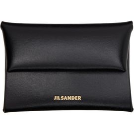 Jil Sander Jil Sander Black Folded Coin Pouch