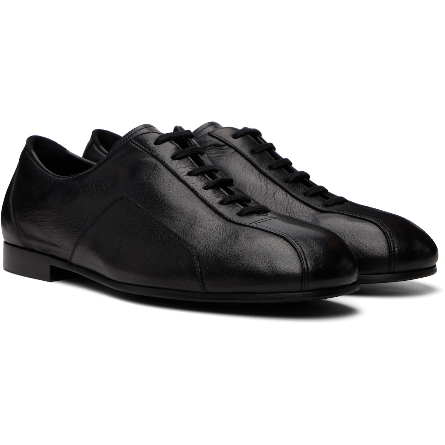 Jil Sander - Black Hamburg Lace-Up Oxfords