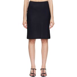 Jil Sander Jil Sander Black Jersey Under Midi Skirt