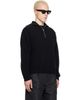 Jil Sander Jil Sander Black LS High Zipped Neck Sweater - 2