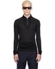 Jil Sander Jil Sander Black LS Zip Polo - 1