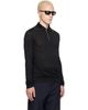 Jil Sander Jil Sander Black LS Zip Polo - 2