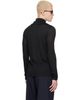 Jil Sander Jil Sander Black LS Zip Polo - 3