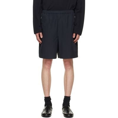 Jil Sander Jil Sander Black Polyester Shorts