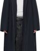 Jil Sander Jil Sander Black Relaxed Fit Long Down Coat - 1
