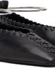 Jil Sander Jil Sander Black Ring Ballerina Flats - 4
