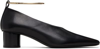 Jil Sander Jil Sander Black Ring Heels