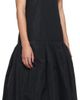 Jil Sander Jil Sander Black Ruched Midi Dress - 2