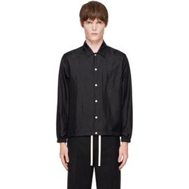 Jil Sander Jil Sander Black Sportswear 010 Silk Coach Jacket