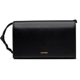 Jil Sander Jil Sander Black Strap Tangle Wallet Bag
