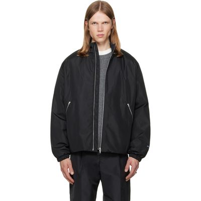 Jil Sander Jil Sander Black Taffeta Padded Blouson Jacket