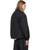 Jil Sander Jil Sander Black Taffeta Padded Blouson Jacket - 3