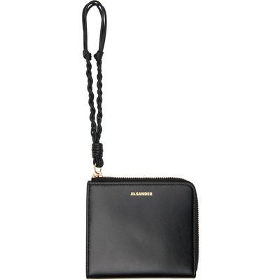 Jil Sander Jil Sander Black Tangle Card Holder