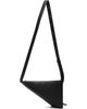 Jil Sander Jil Sander Black Triangle Crossbody Bag - 3