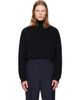 Jil Sander Jil Sander Black Wool & Cashmere Turtleneck - 1