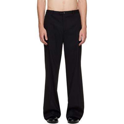 Jil Sander Jil Sander Black Wool Twill Trousers