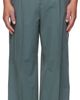 Jil Sander Jil Sander Blue Cotton Drill Trousers - 1