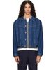 Jil Sander Jil Sander Blue Fleece-Lined Denim Jacket - 1