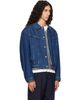 Jil Sander Jil Sander Blue Fleece-Lined Denim Jacket - 2