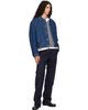 Jil Sander Jil Sander Blue Fleece-Lined Denim Jacket - 4