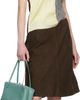 Jil Sander Jil Sander Blue Goji Pillow Small Bag - 4