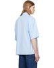 Jil Sander Jil Sander Blue Lightweight Cotton Poplin Shirt - 3