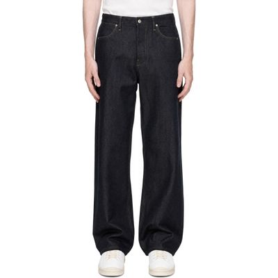 Jil Sander Jil Sander Blue Loose Denim Jeans