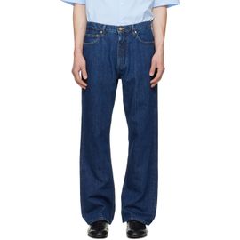 Jil Sander Jil Sander Blue Regular Denim Jeans