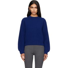 Jil Sander Jil Sander Blue Wool Crew-Neck Sweater