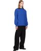 Jil Sander Jil Sander Blue Wool Sweater - 4