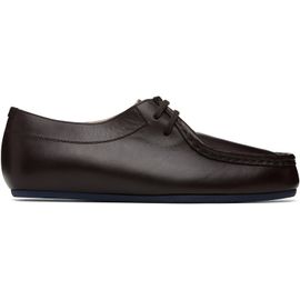 Jil Sander Jil Sander Brown & Blue Hood Lace-Up Derbys