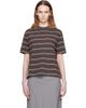 Jil Sander Jil Sander Brown Cotton Crew-Neck T-shirt - 1