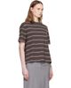 Jil Sander Jil Sander Brown Cotton Crew-Neck T-shirt - 2